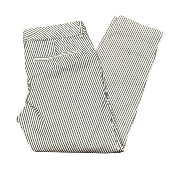 Old Navy Pixie Chino Railroad‎ Stripe Petite Pants - Picture 1 of 10